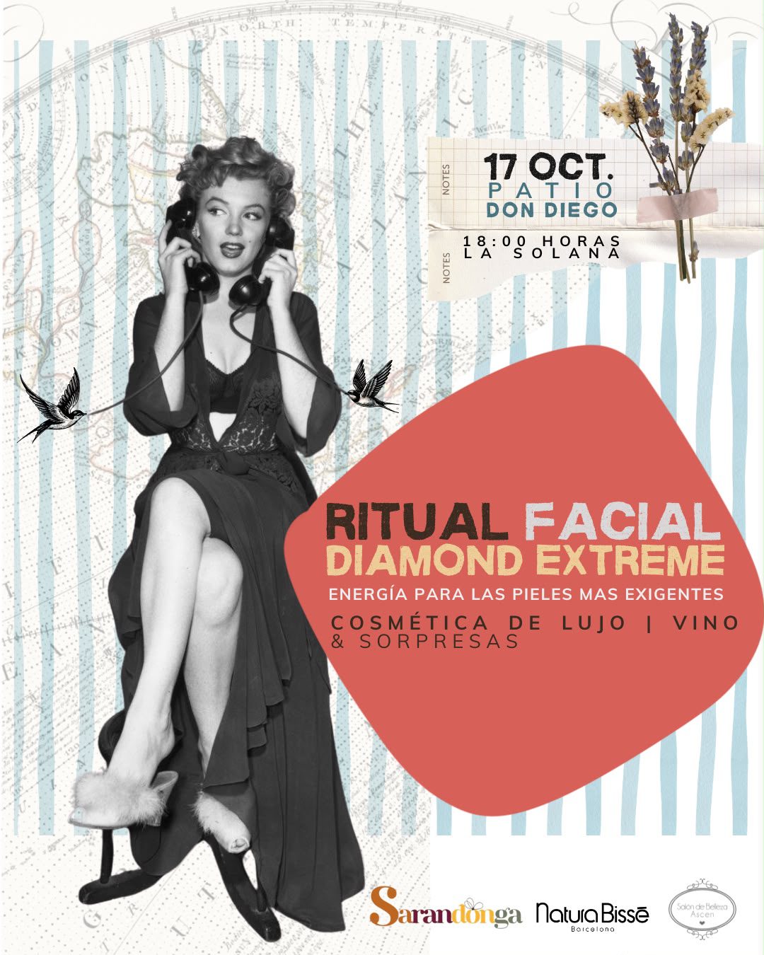 Cartel Ritual Facial Diamond Extreme — 17 de octubre en Patio Don Diego, La Solana
